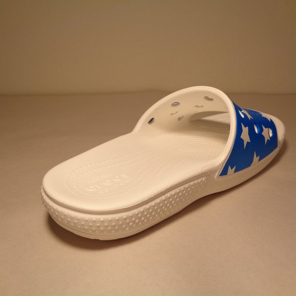 Crocs Size 7 CLASSIC AMERICAN FLAG SLIDE New Shoes main image 7